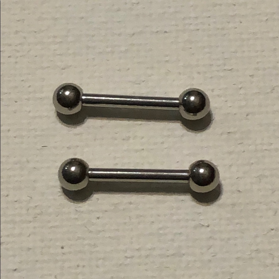 Unisex Body Jewelry Eyebrow Bar
